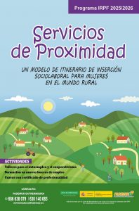 Cartel servicios proximidad